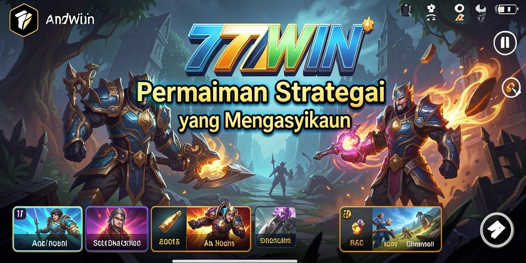 Tampilan aksi epik dalam gameplay strategi SLG.