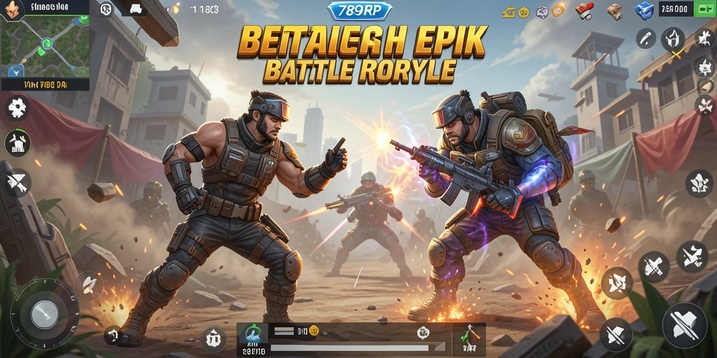 Gameplay mendebarkan dalam pertarungan Battle Royale