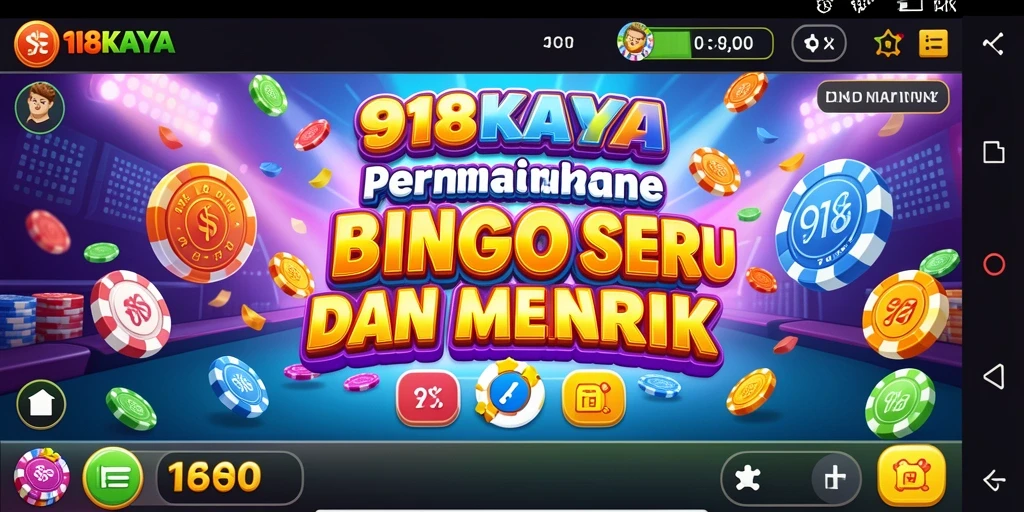 Tampilan menarik dari gameplay Bingo di 918KAYA.