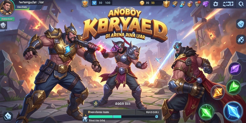 Tampilan gameplay ANOBOY yang mendebarkan dan penuh aksi.