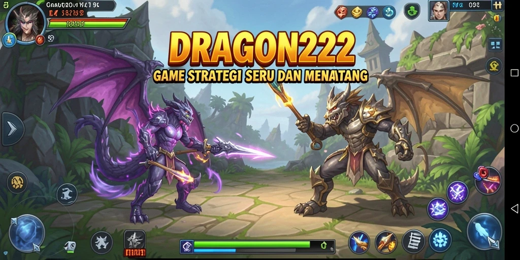 Tangkapan layar gameplay <strong>DRAGON222</strong> memperlihatkan pertempuran strategi yang intens.