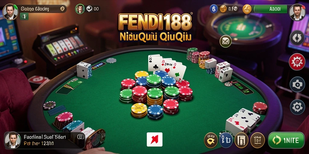 Tampilan gameplay seru FENDI188 dalam bermain QiuQiu.