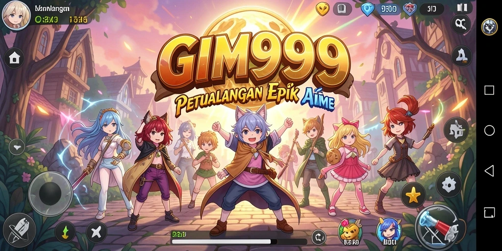 Tampilan gameplay GIM999 yang memukau dan interaktif.