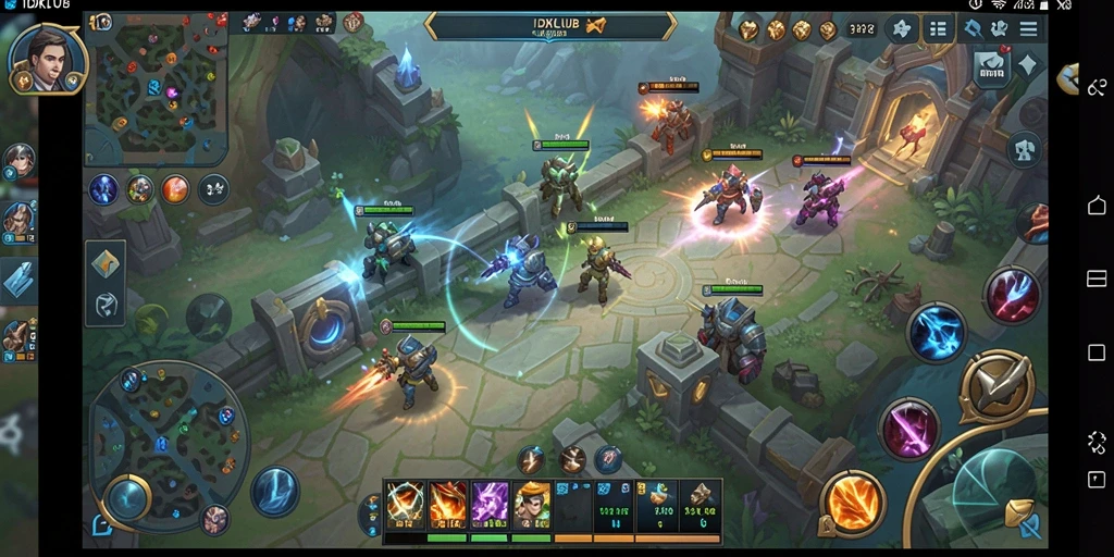 Tampilan menarik gameplay strategi di IDKLUB.