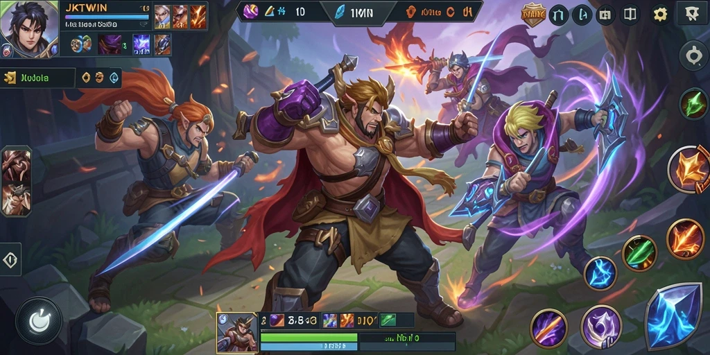 Gameplay seru JKTWIN yang penuh strategi dan aksi.