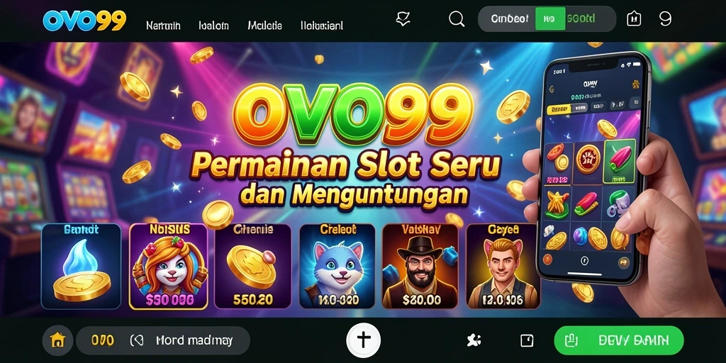 Tampilan gameplay Slot OVO99 yang menarik dan seru