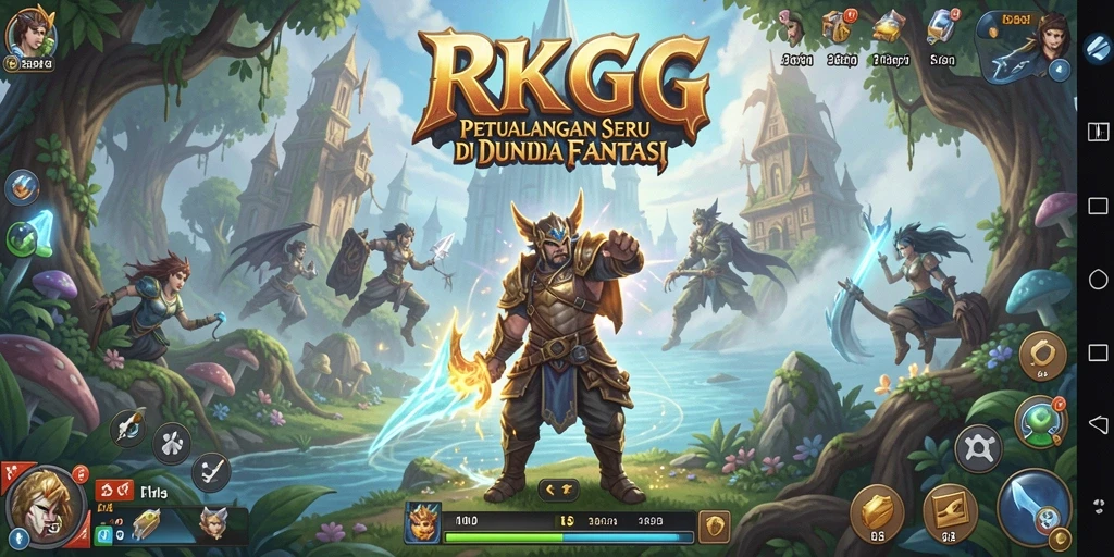 Tampilan gameplay RKGG yang menampilkan petualangan menantang dan grafik yang memukau.
