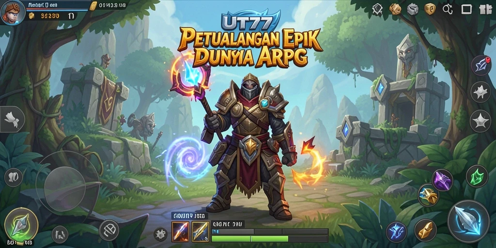 Gameplay mendebarkan dan aksi pertarungan intens di UT77.